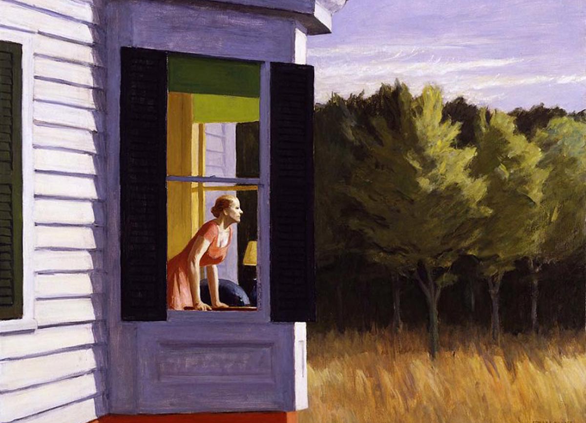 Il pittore del silenzio Edward Hopper, Cape Cod Morning, 1950, Smithsonian American Art Museum.